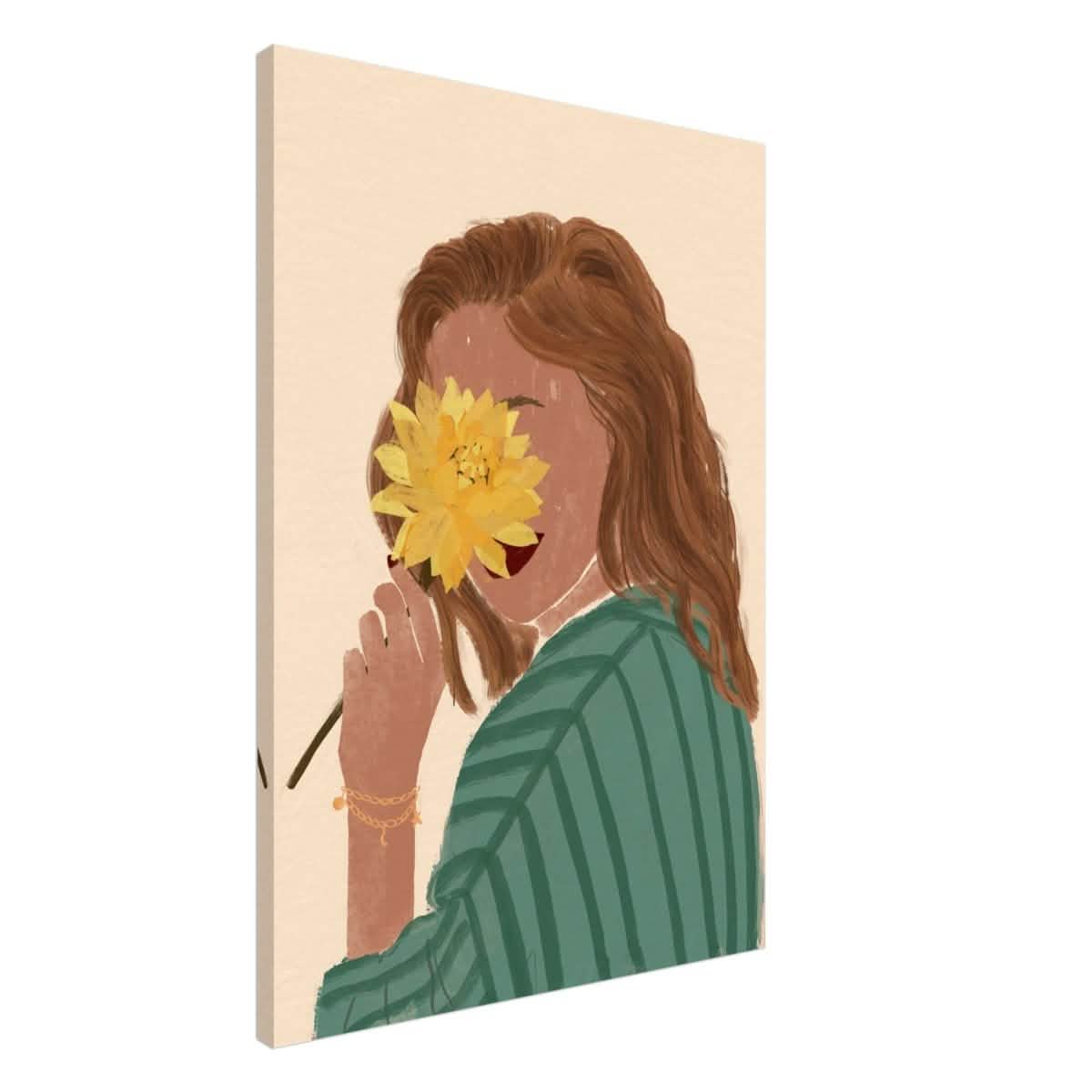 Da Vinci Contemporary Modern Wall Art - Canvas - 70x100 cm / 28x40″ - Thick