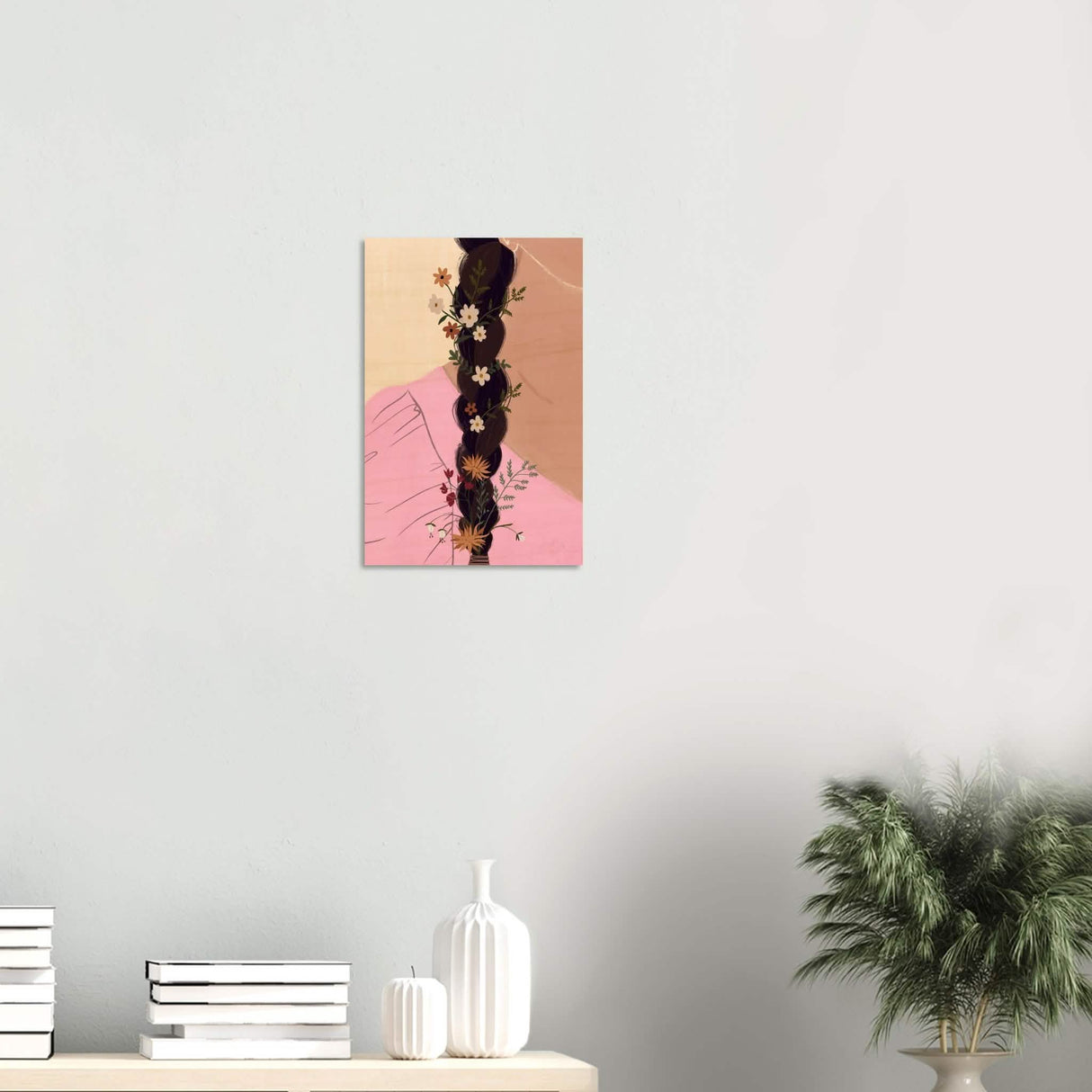 Da Vinci Contemporary Modern Wall Art - Wood Prints - 30x45 cm / 12x18″ - 10 mm