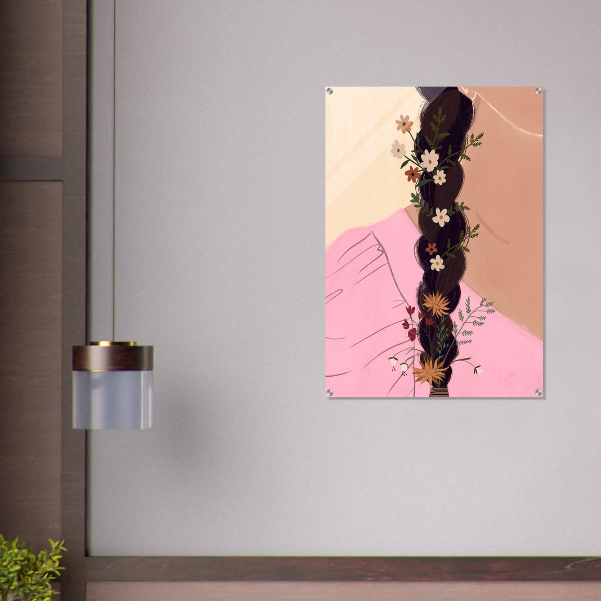 Da Vinci Contemporary Modern Wall Art - Acrylic Print - 70x100 cm / 28x40″ -