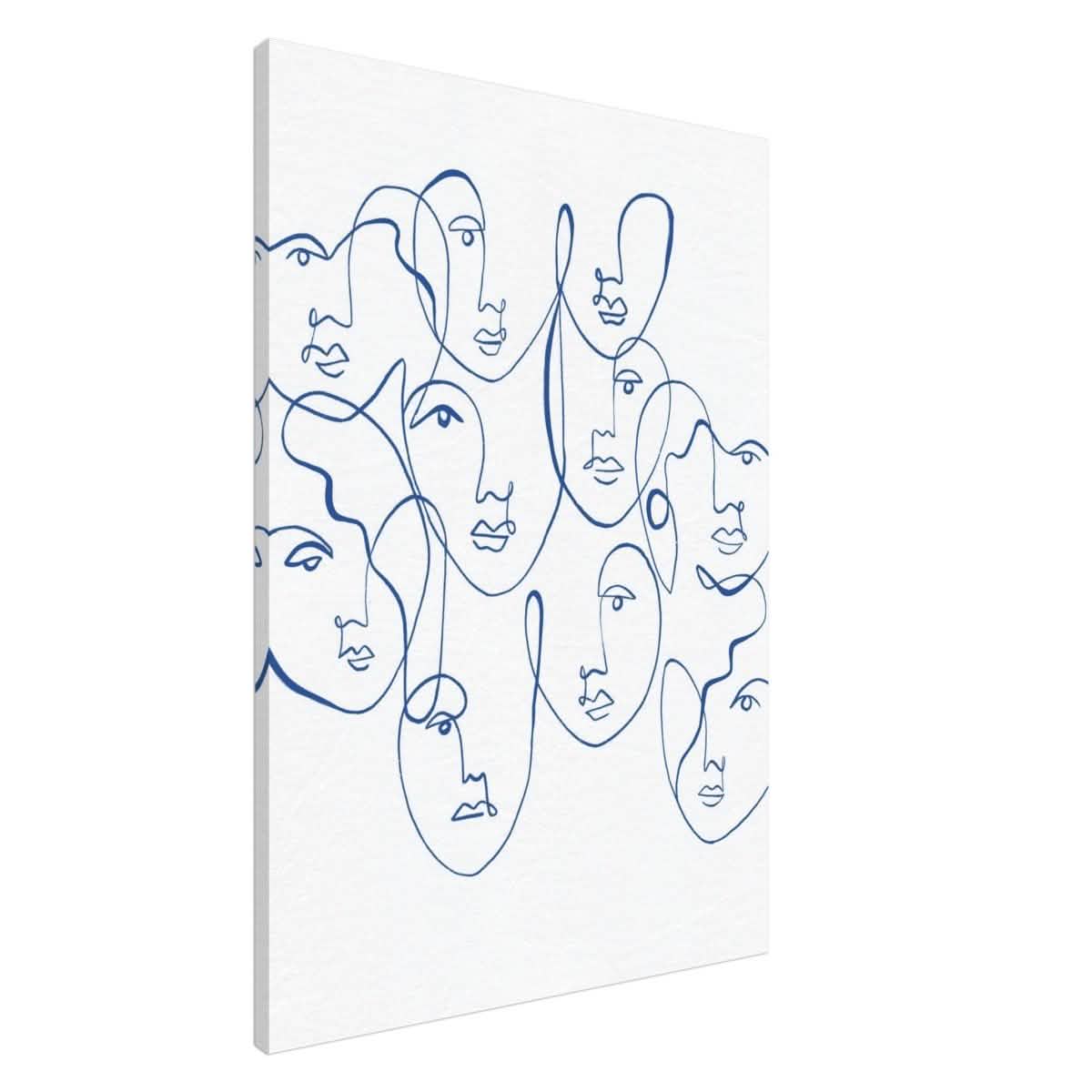 Da Vinci Contemporary Modern Wall Art - Canvas - 70x100 cm / 28x40″ - Slim