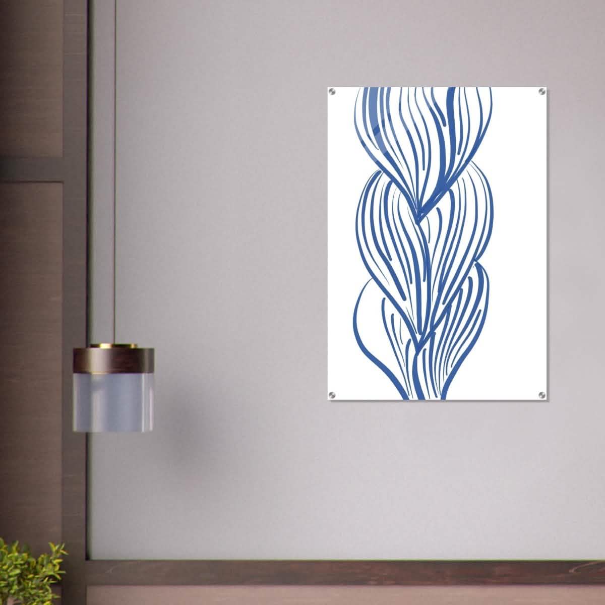 Da Vinci Contemporary Modern Wall Art - Acrylic Print - 70x100 cm / 28x40″ -