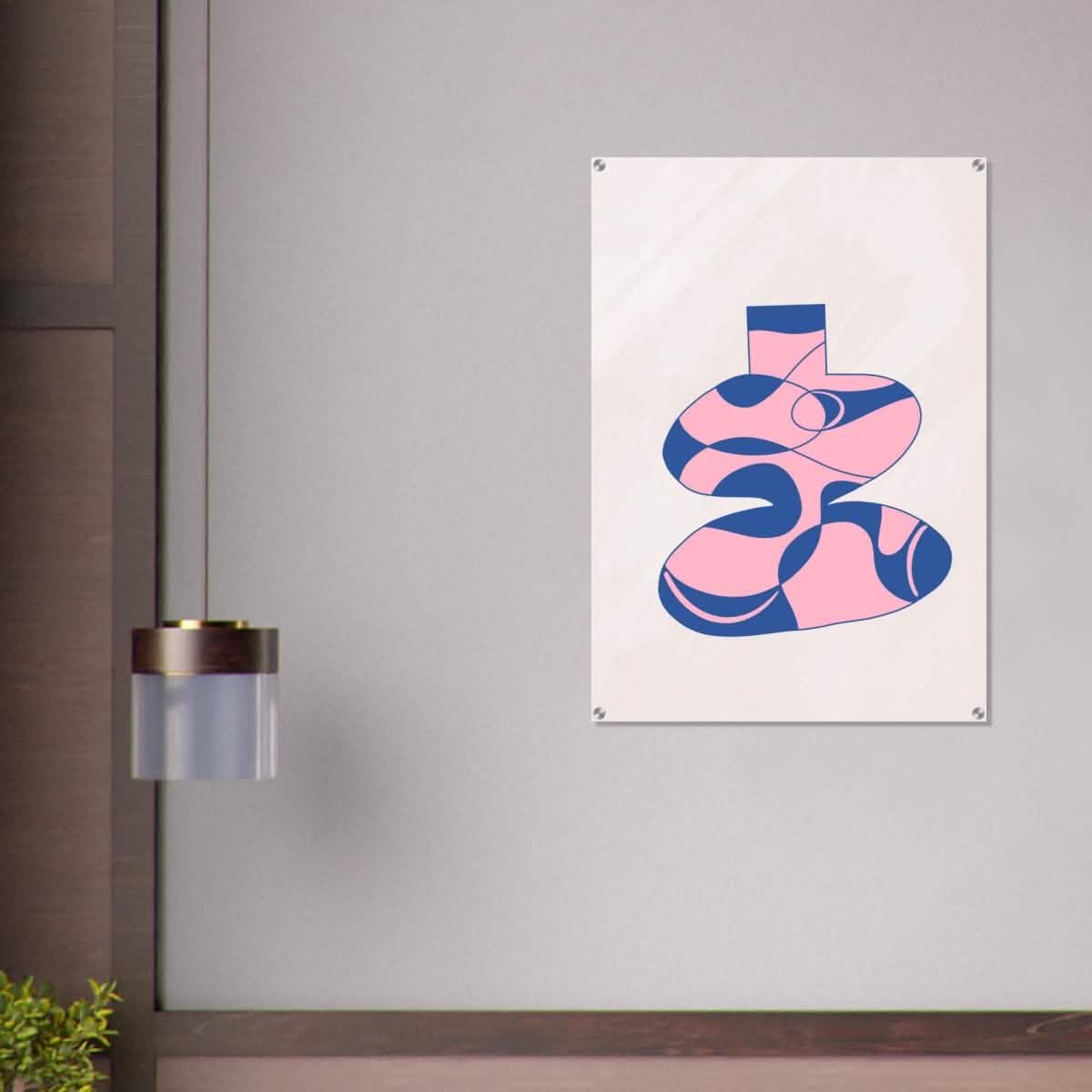 Da Vinci Contemporary Modern Wall Art - Acrylic Print - 70x100 cm / 28x40″ -