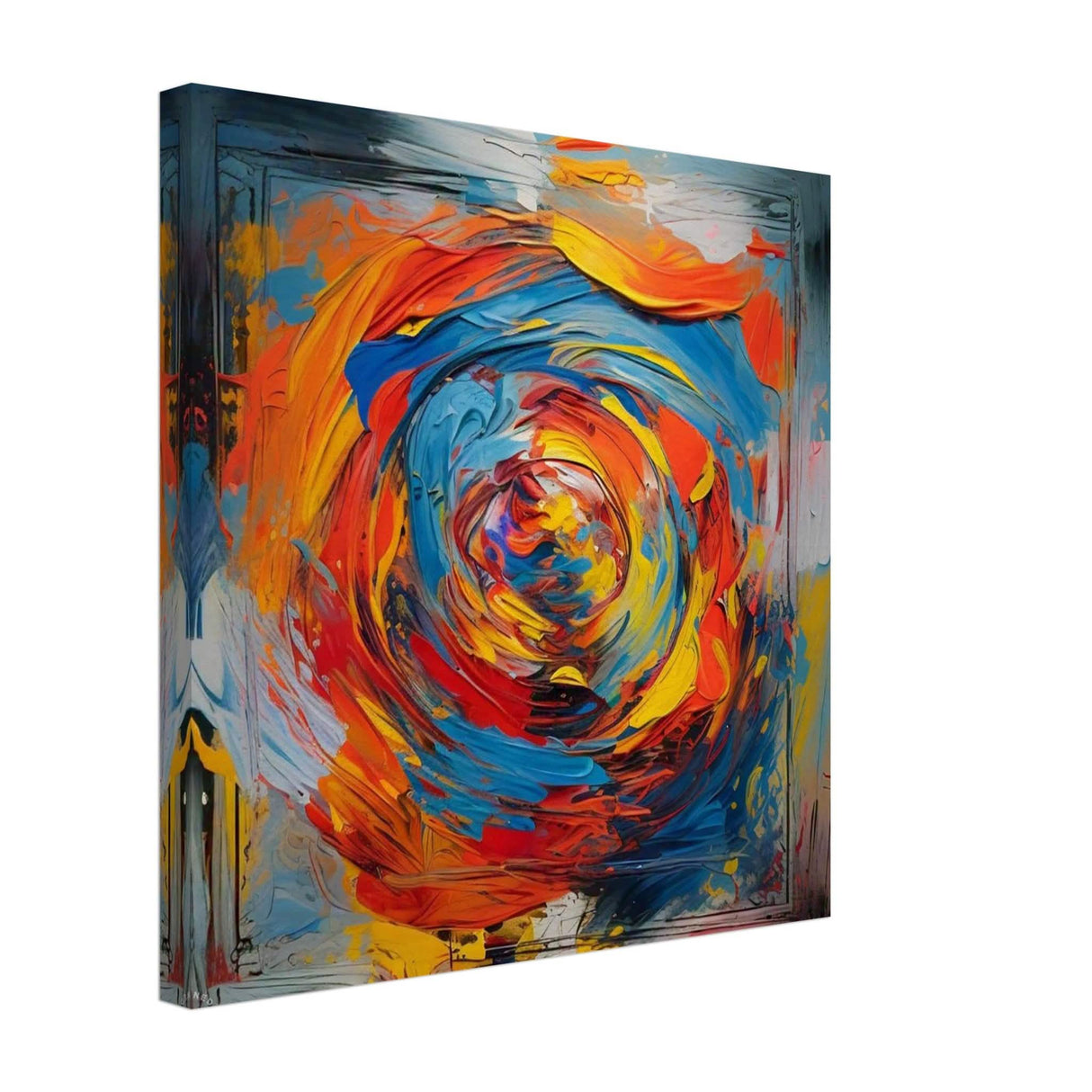 Da Vinci Contemporary Modern Wall Art - Canvas - 40x40 cm / 16x16″ - Slim