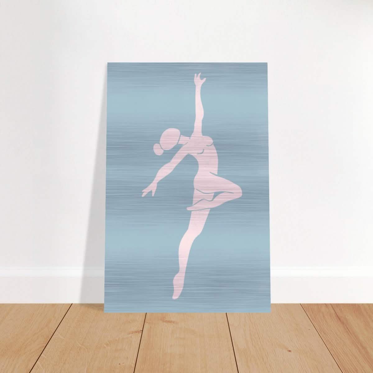 Da Vinci Contemporary Modern Wall Art - Brushed Aluminum Print - 30x45 cm / 12x18″ -