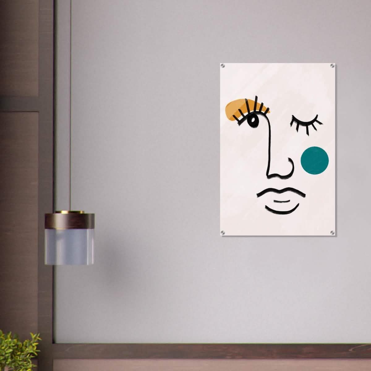 Da Vinci Contemporary Modern Wall Art - Acrylic Print - 60x90 cm / 24x36″ -