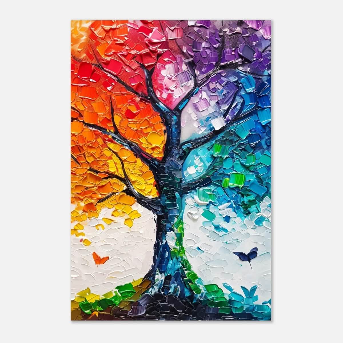 Da Vinci Contemporary Nature Art Wall art print | Modern Art - Aluminum Print - 30x45 cm / 12x18″ -