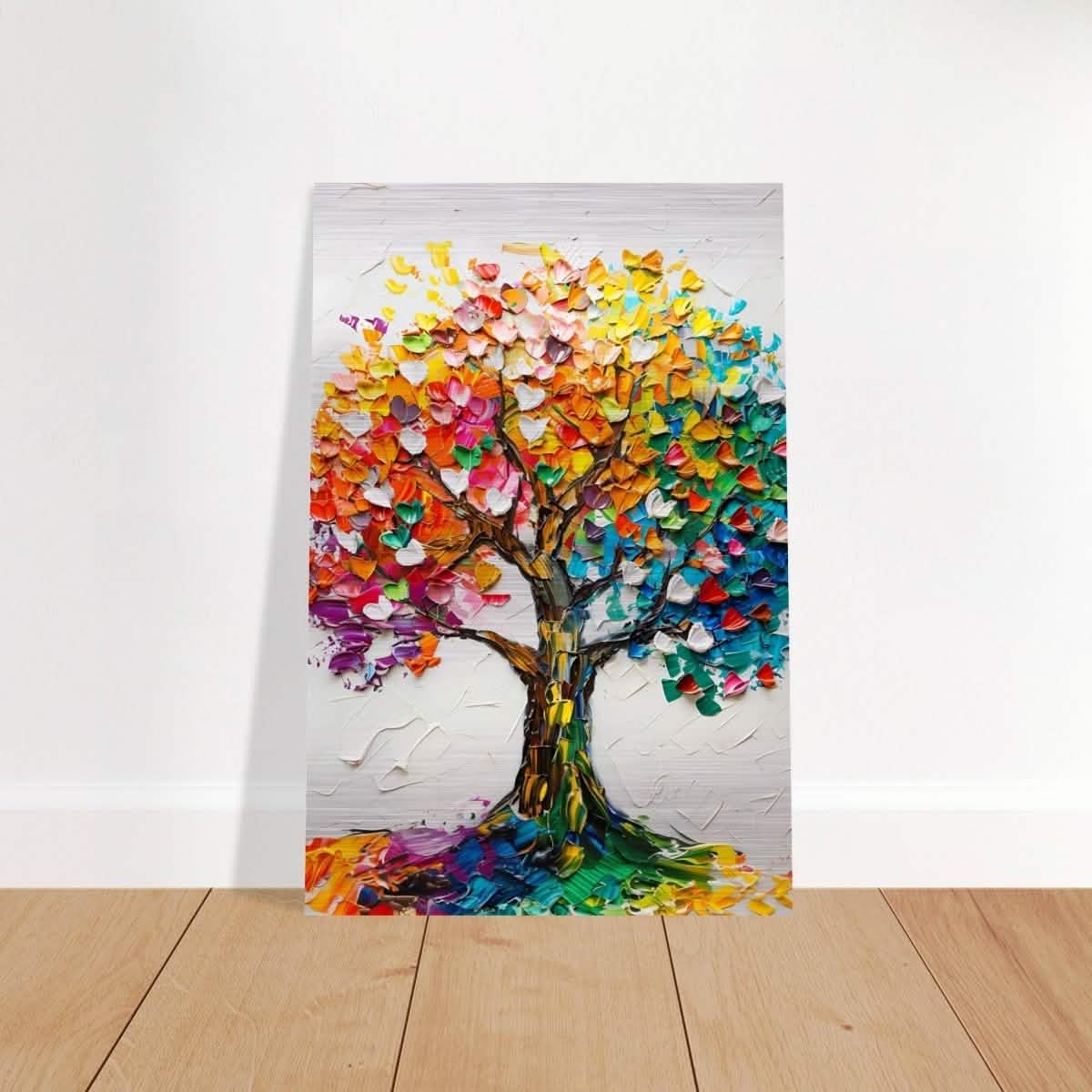 Da Vinci Contemporary Nature Art Wall art print | Modern Art - Brushed Aluminum Print - 30x45 cm / 12x18″ -