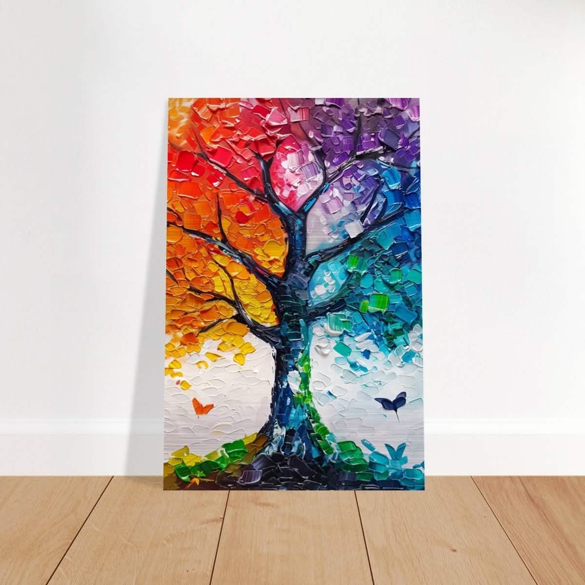 Da Vinci Contemporary Nature Art Wall art print | Modern Art - Brushed Aluminum Print - 30x45 cm / 12x18″ -