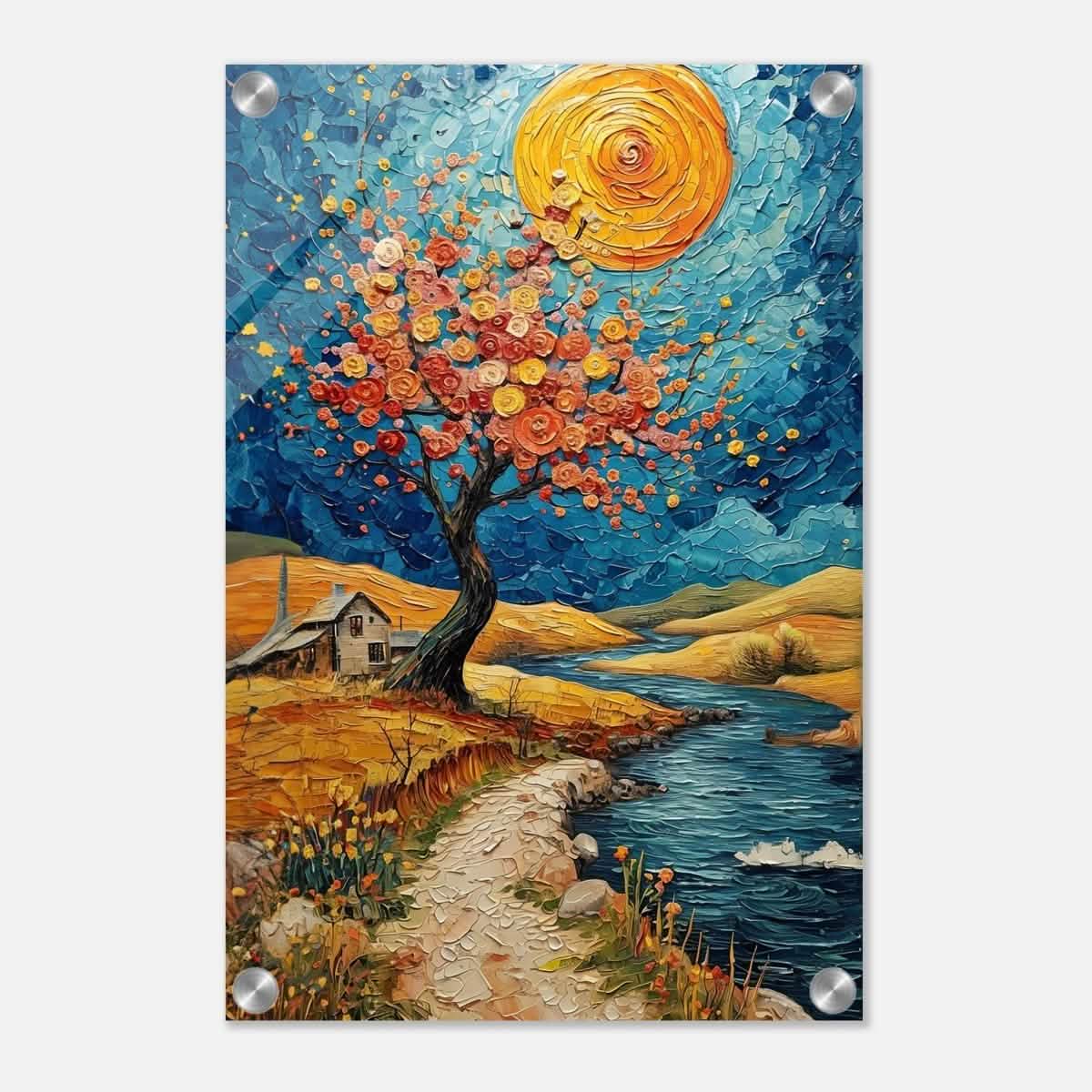 Da Vinci Contemporary Nature Art Wall art print - Acrylic Print - 30x45 cm / 12x18″ -