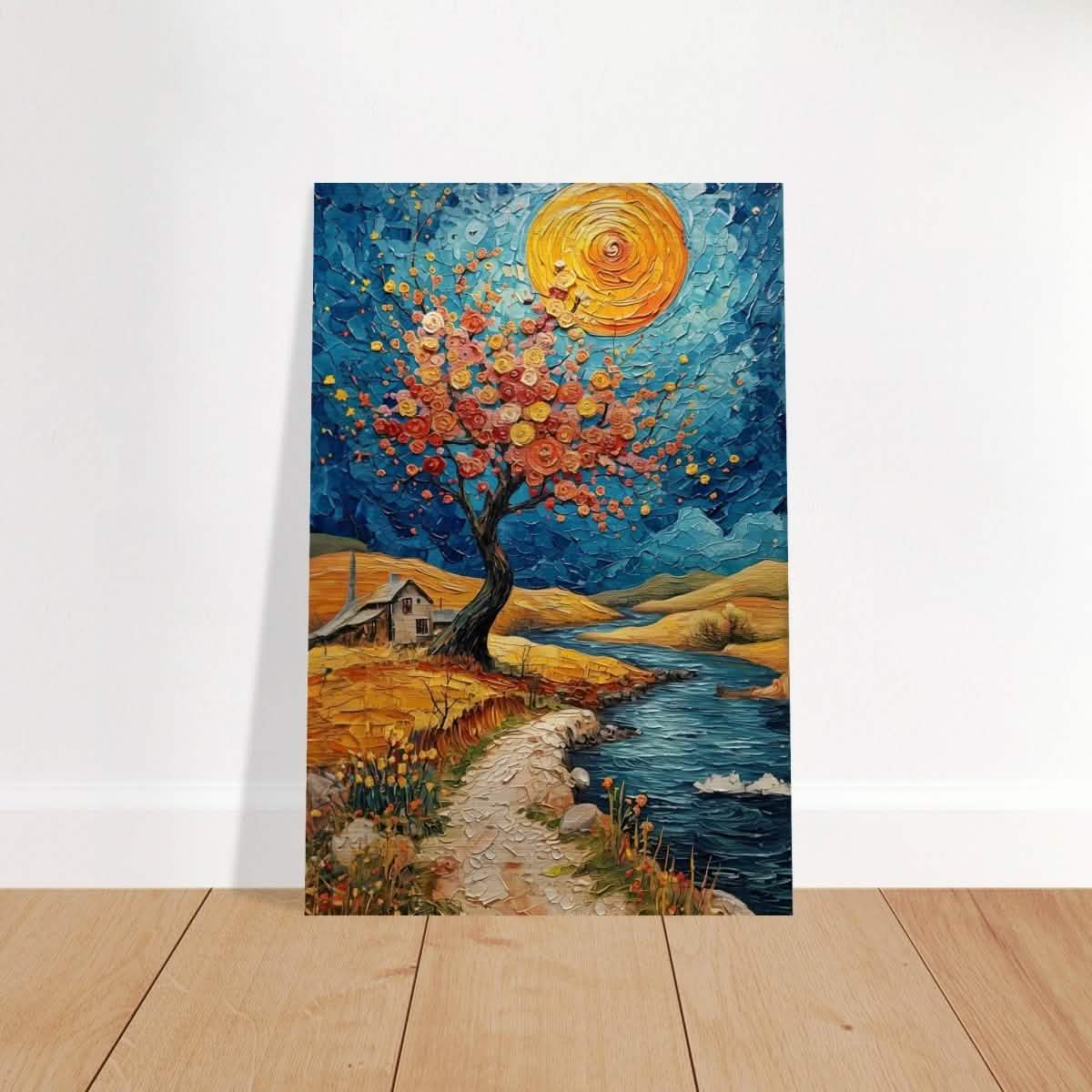 Da Vinci Contemporary Nature Art Wall art print - Brushed Aluminum Print - 30x45 cm / 12x18″ -