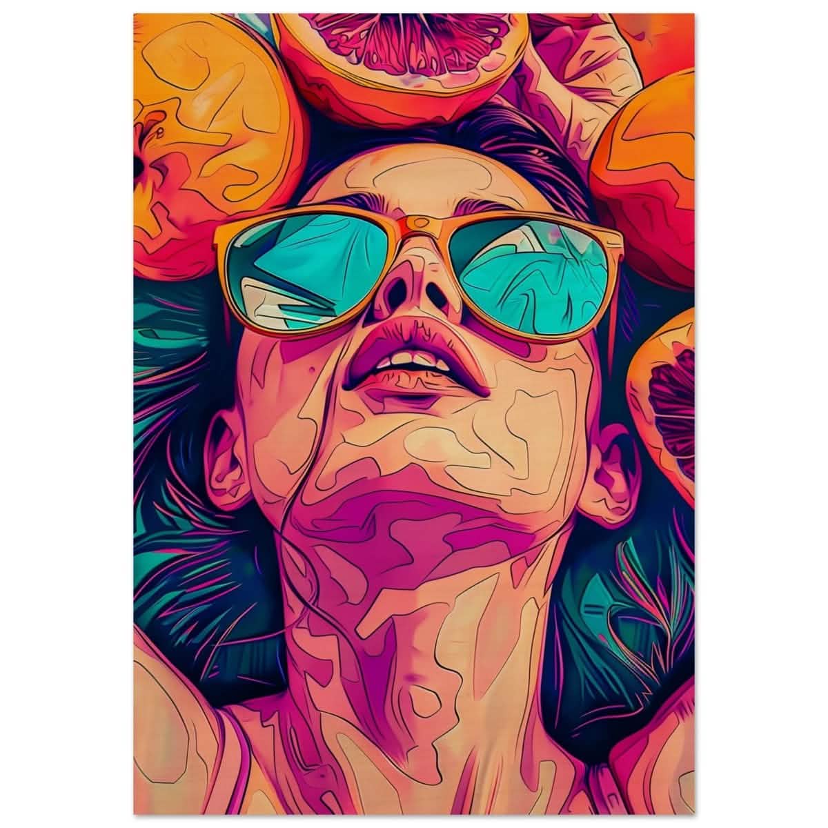 Da Vinci Contemporary Pop art Wall art Print - Wood Prints - 70x100 cm / 28x40″ - 10 mm