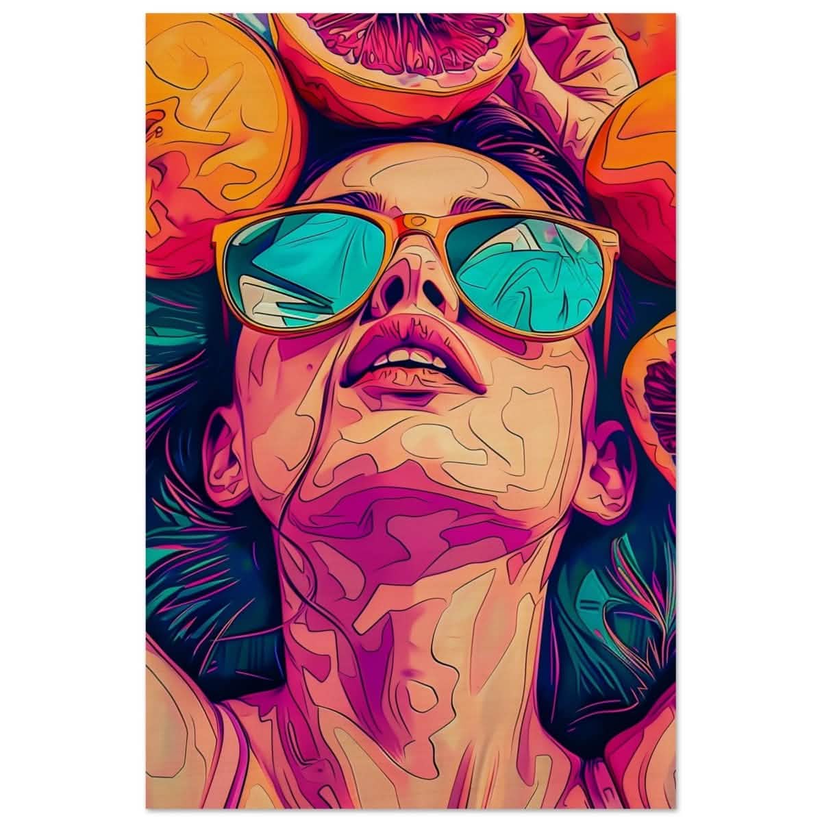 Da Vinci Contemporary Pop art Wall art Print - Wood Prints - 40x60 cm / 16x24″ - 20 mm