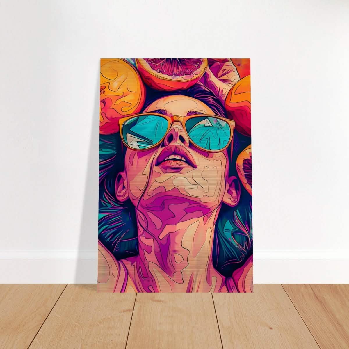 Da Vinci Contemporary Pop art Wall art Print - Brushed Aluminum Print - 50x75 cm / 20x30″ -