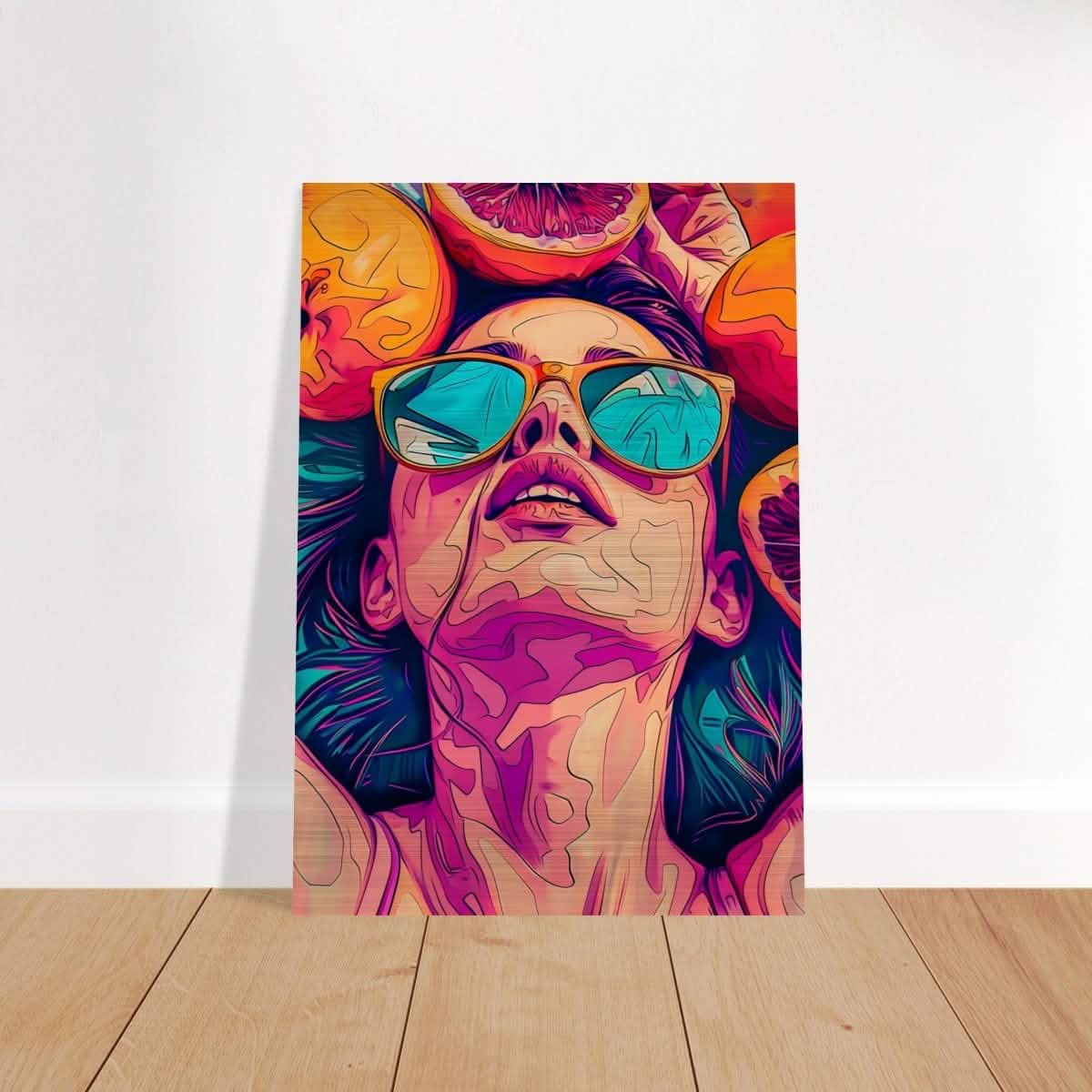 Da Vinci Contemporary Pop art Wall art Print - Brushed Aluminum Print - 70x100 cm / 28x40″ -