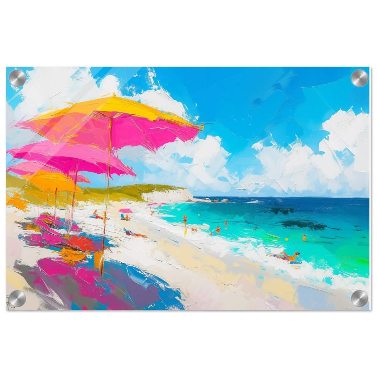 Da Vinci Contemporary Wall art | Beach - Acrylic Print - 30x45 cm / 12x18″ -