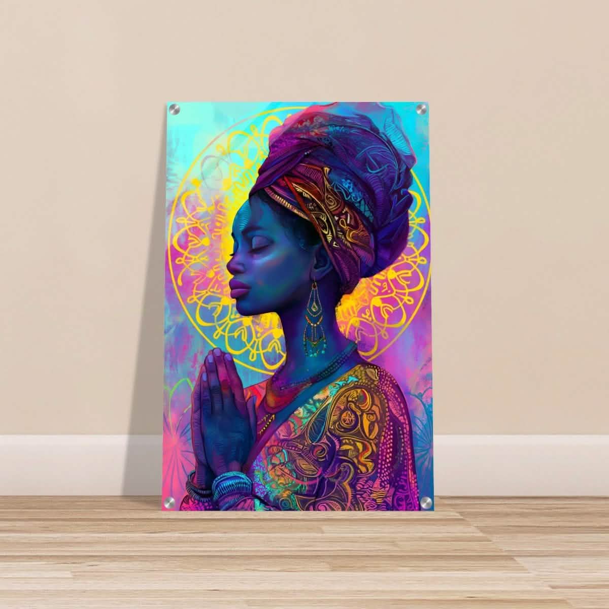 Da Vinci Contemporary Wall art Print | African Theme - Acrylic Print - 50x75 cm / 20x30″ -