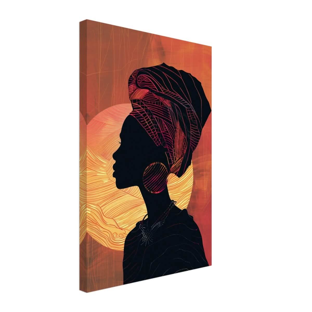 Da Vinci Contemporary Wall art Print | African Theme - Canvas - 40x60 cm / 16x24″ - Thick