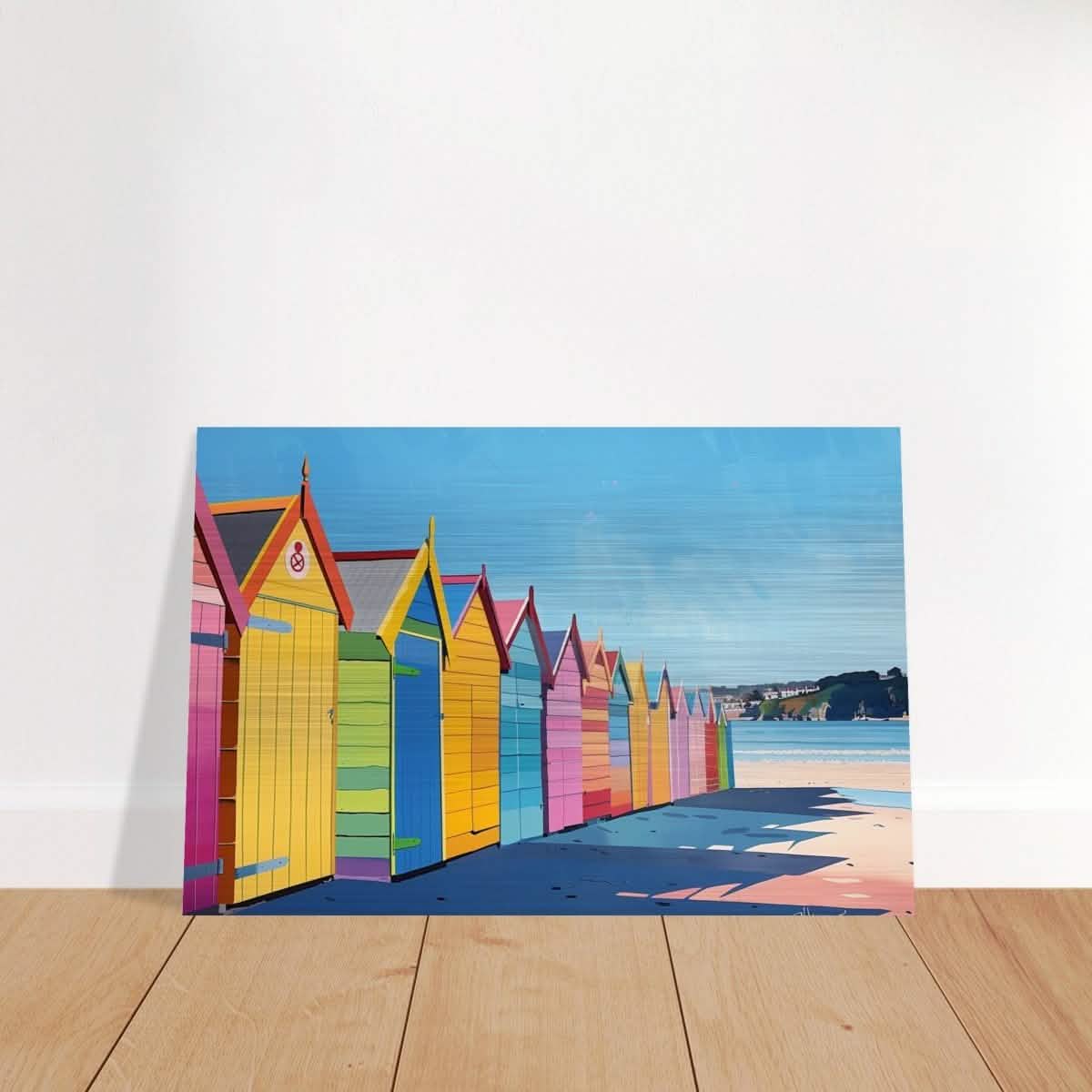 Da Vinci Contemporary Wall art Print | Beach - Brushed Aluminum Print - 50x75 cm / 20x30″ -