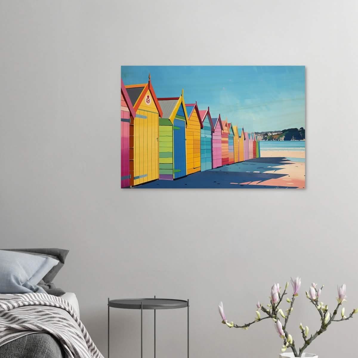 Da Vinci Contemporary Wall art Print | Beach - Wood Prints - 60x90 cm / 24x36″ - 20 mm