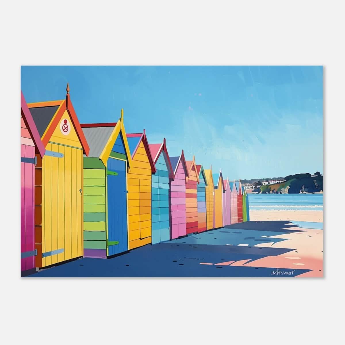 Da Vinci Contemporary Wall art Print | Beach - Aluminum Print - 70x100 cm / 28x40″ -