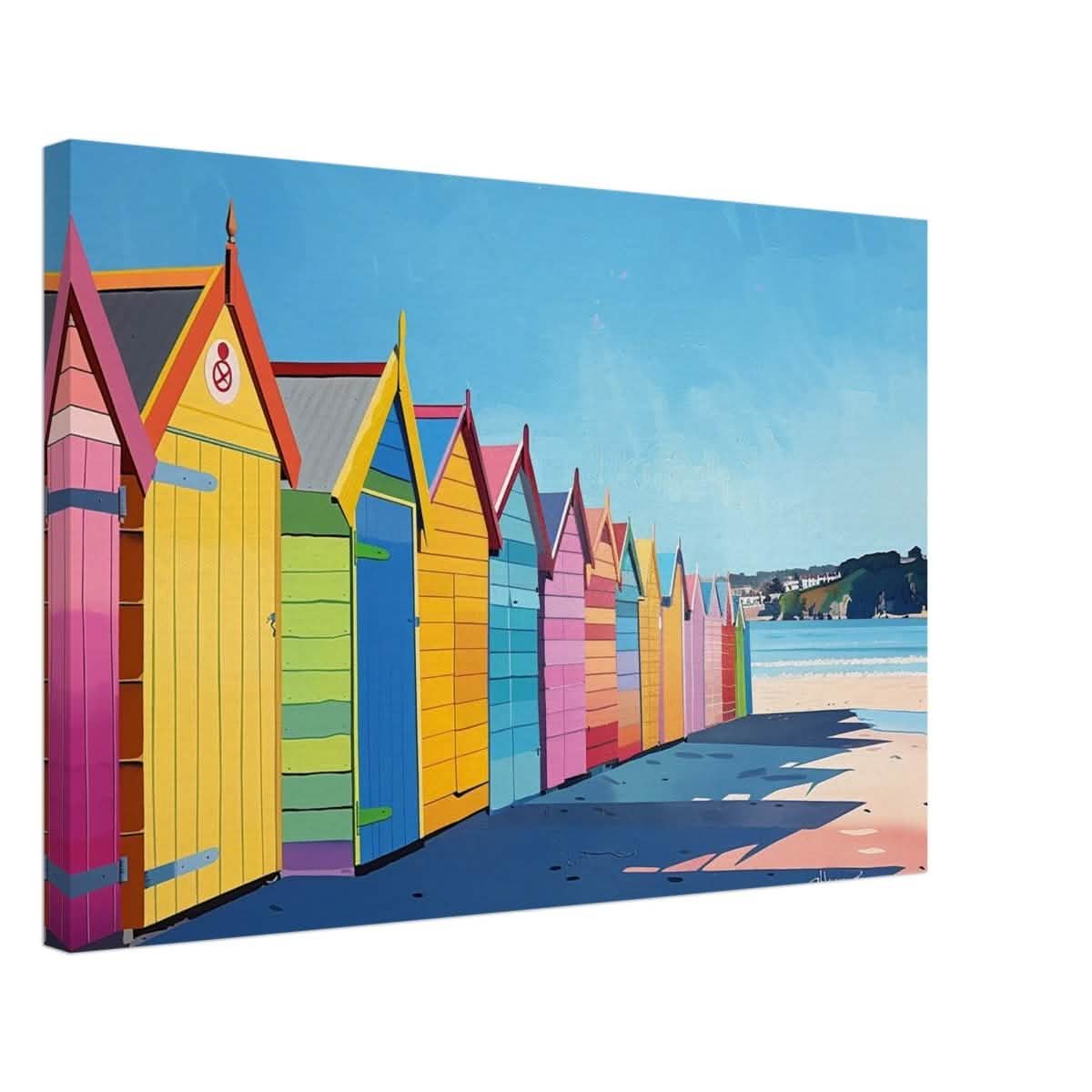 Da Vinci Contemporary Wall art Print | Beach - Canvas - 50x75 cm / 20x30″ - Thick