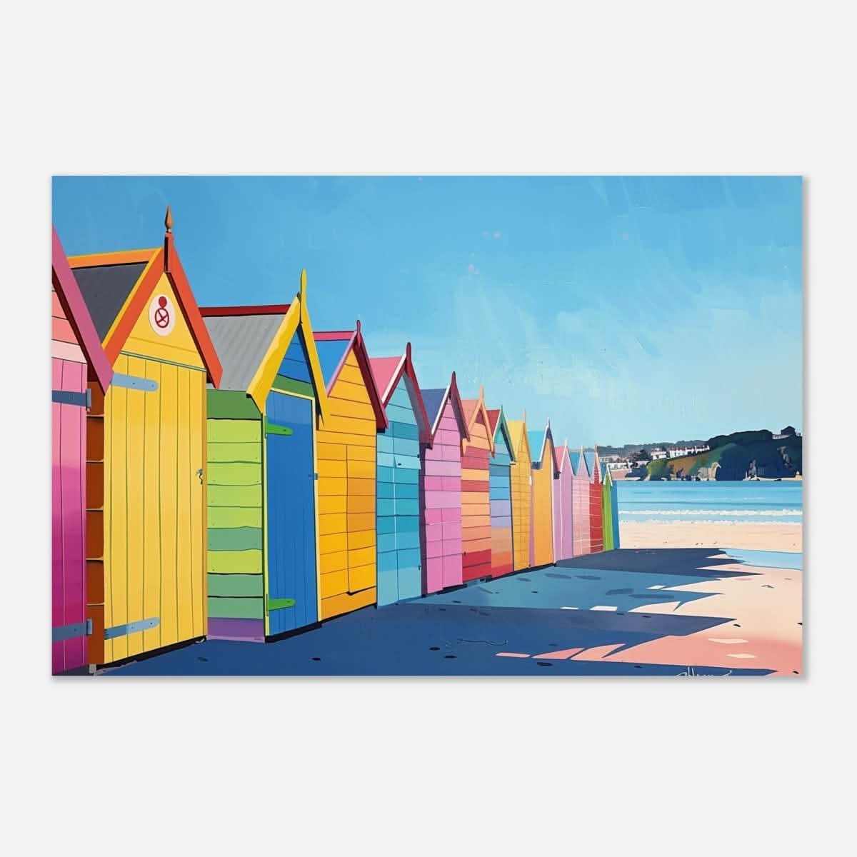 Da Vinci Contemporary Wall art Print | Beach - Aluminum Print - 60x90 cm / 24x36″ -