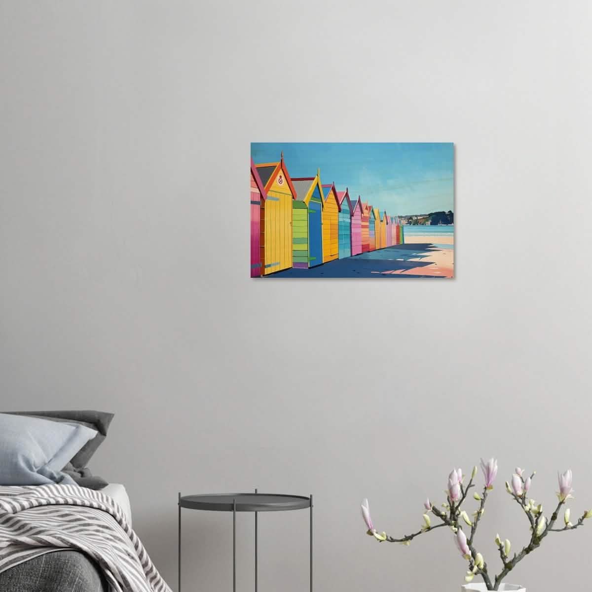 Da Vinci Contemporary Wall art Print | Beach - Wood Prints - 40x60 cm / 16x24″ - 20 mm