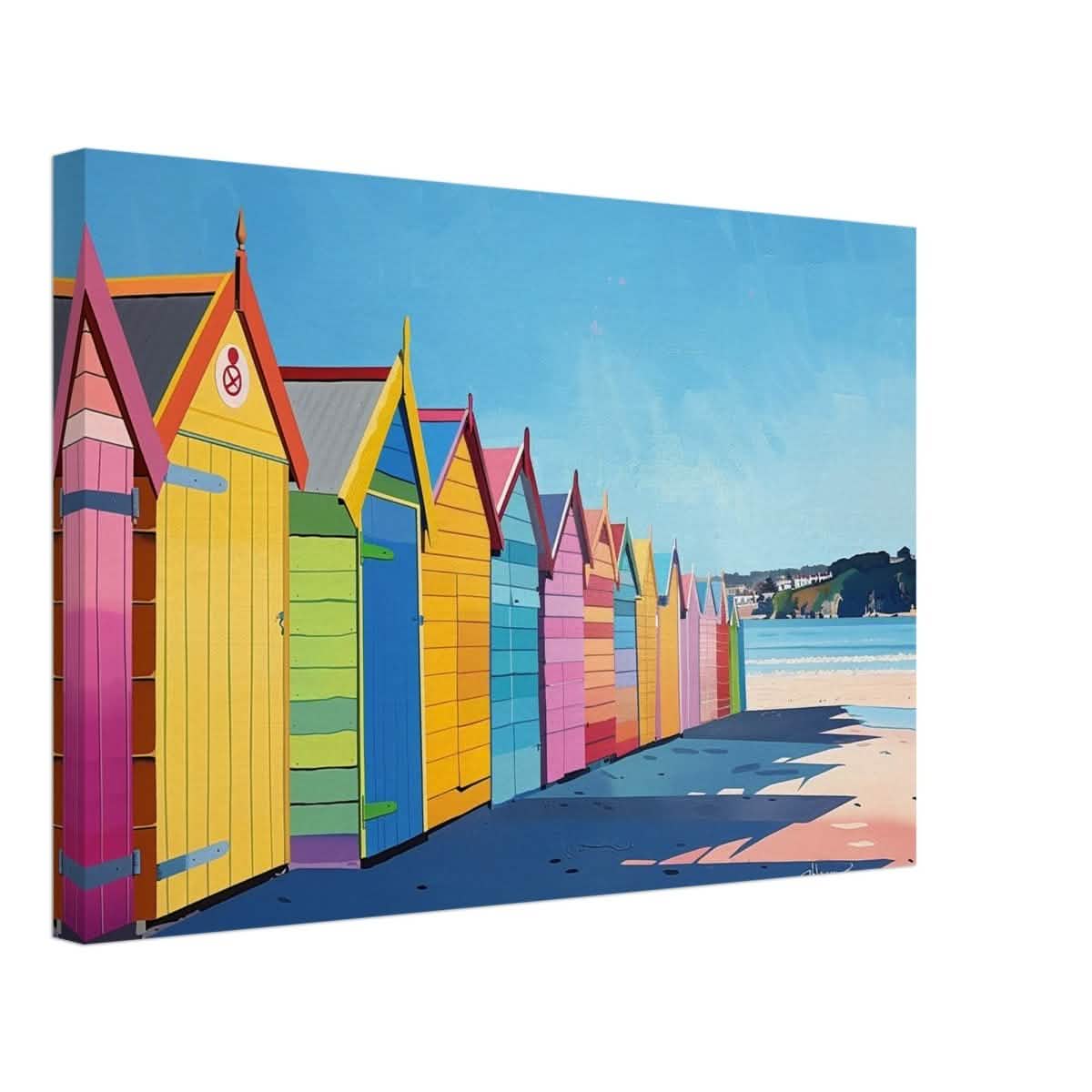 Da Vinci Contemporary Wall art Print | Beach - Canvas - 40x60 cm / 16x24″ - Thick