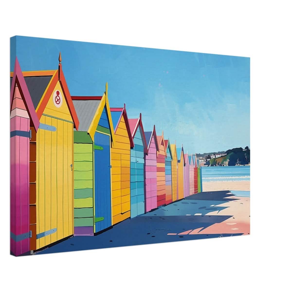 Da Vinci Contemporary Wall art Print | Beach - Canvas - 60x90 cm / 24x36″ - Thick