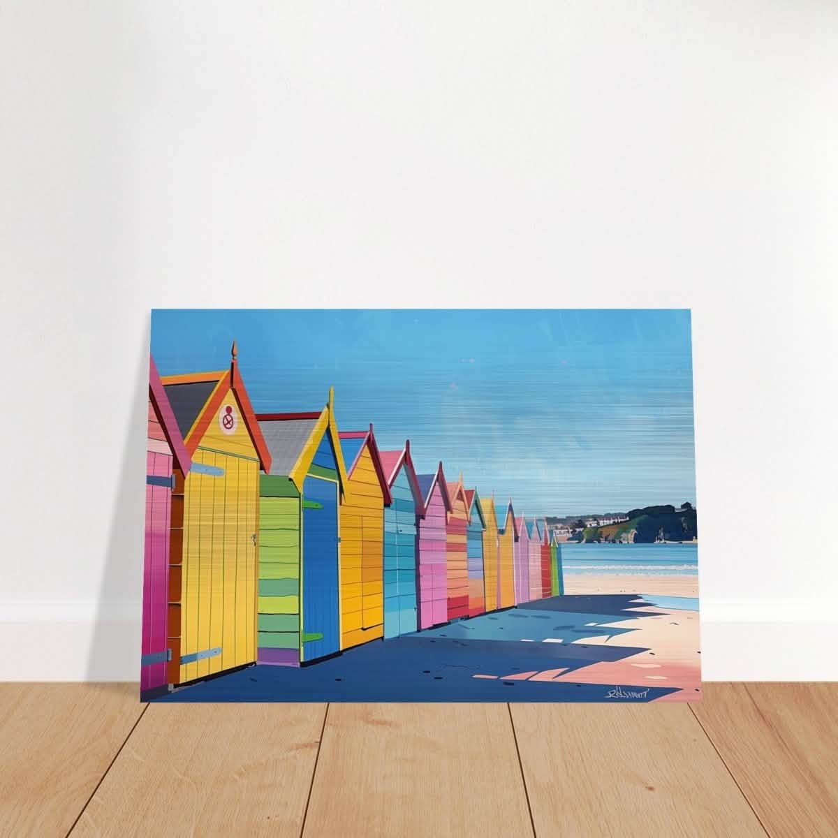 Da Vinci Contemporary Wall art Print | Beach - Brushed Aluminum Print - 70x100 cm / 28x40″ -