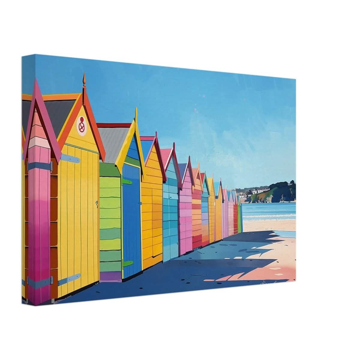 Da Vinci Contemporary Wall art Print | Beach - Canvas - 30x45 cm / 12x18″ - Thick