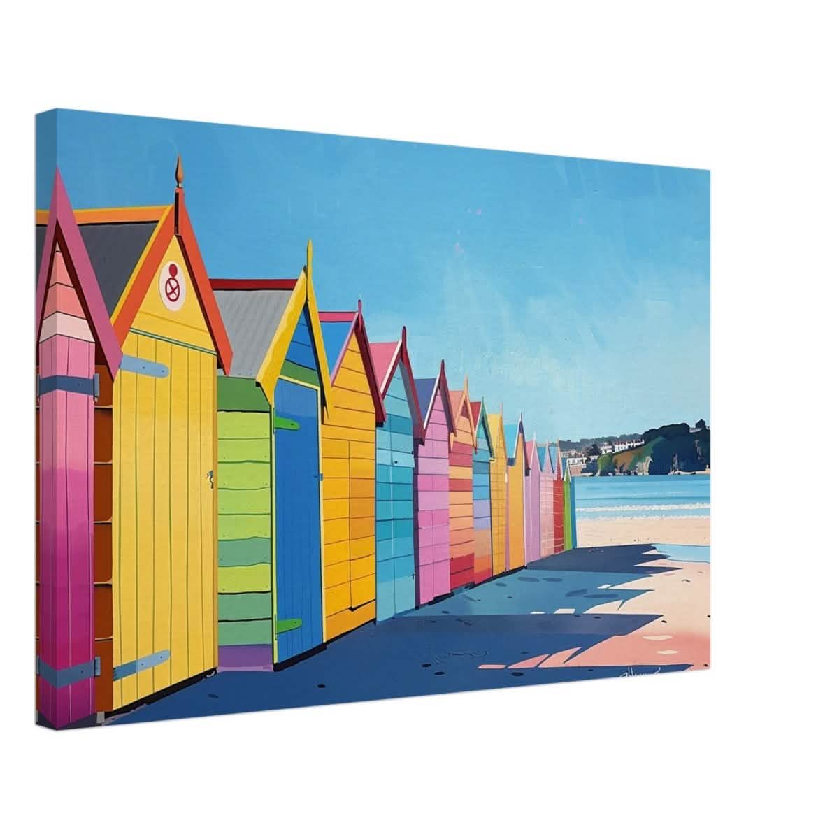 Da Vinci Contemporary Wall art Print | Beach - Canvas - 40x60 cm / 16x24″ - Slim