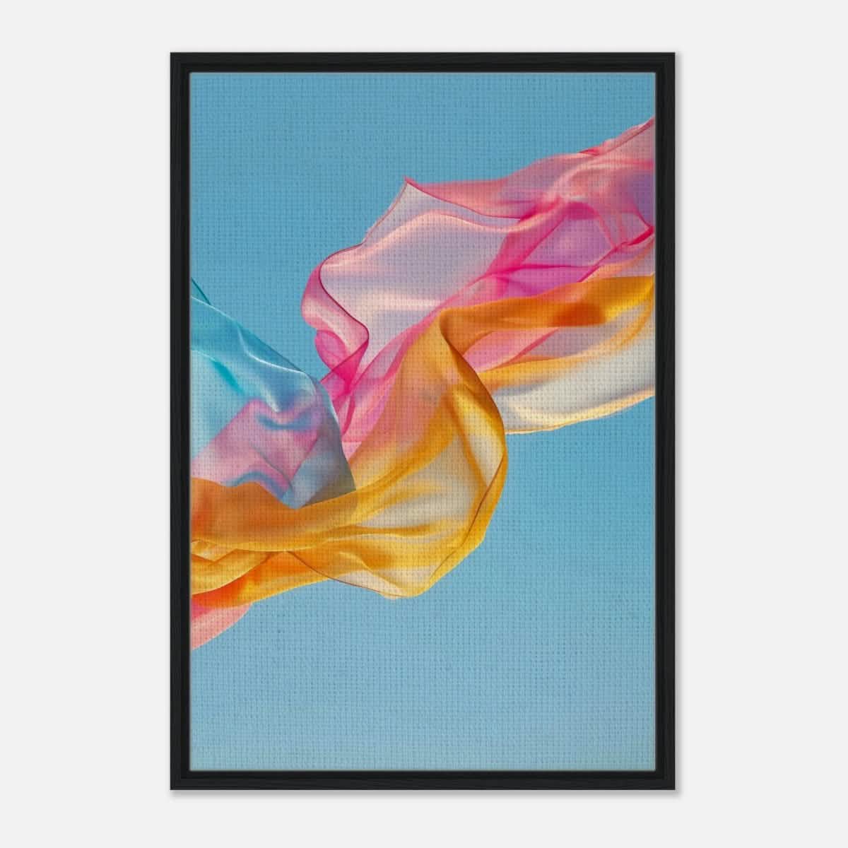 Da Vinci Contemporary Wall art Print | Eclectic expressions - Framed Canvas - 60x90 cm / 24x36″ - Black frame