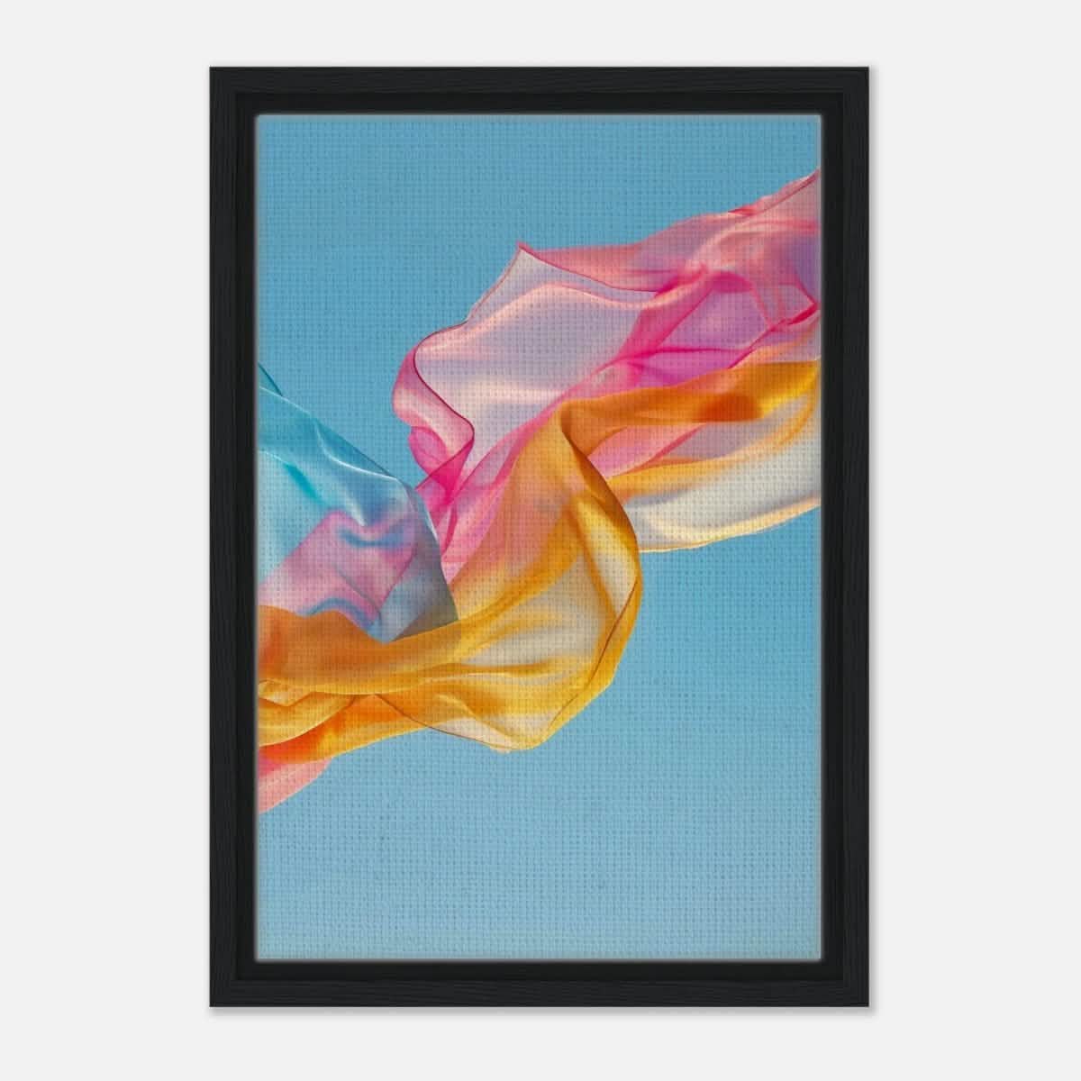 Da Vinci Contemporary Wall art Print | Eclectic expressions - Framed Canvas - 30x45 cm / 12x18″ - Black frame