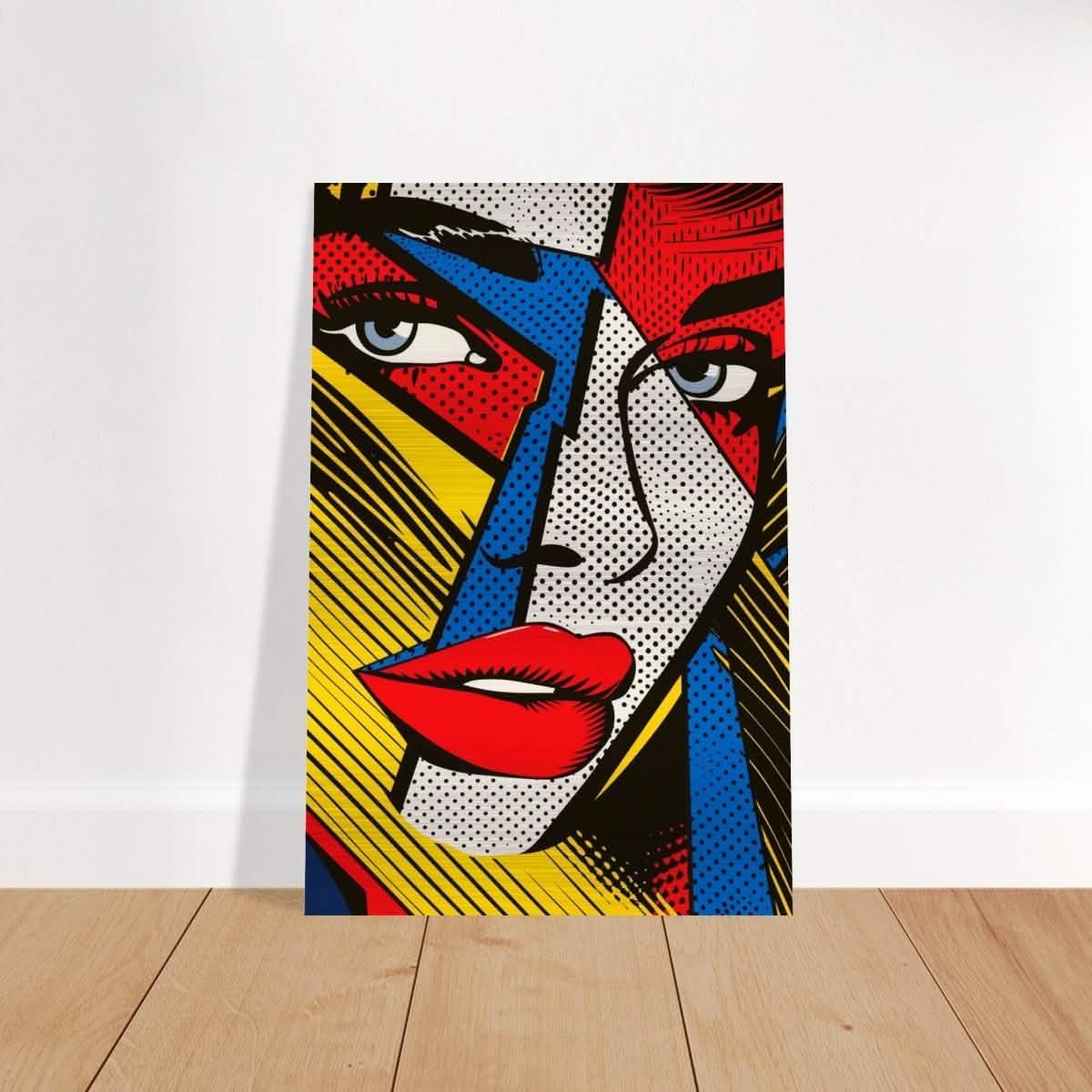 Da Vinci Contemporary Wall art Print | Eclectic Expressions - Brushed Aluminum Print - 40x60 cm / 16x24″ -