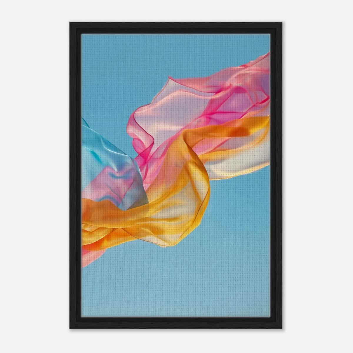 Da Vinci Contemporary Wall art Print | Eclectic expressions - Framed Canvas - 40x60 cm / 16x24″ - Black frame