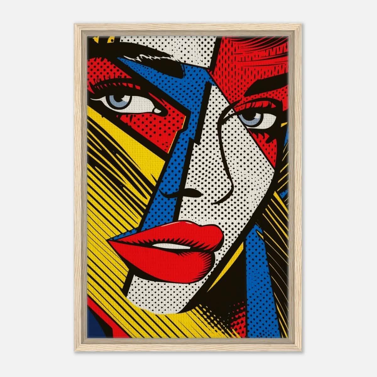 Da Vinci Contemporary Wall art Print | Eclectic Expressions - Framed Canvas - 40x60 cm / 16x24″ - Wood frame