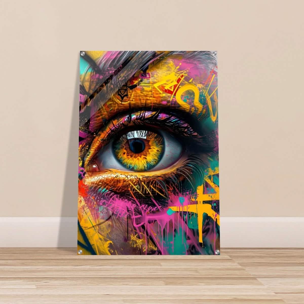 Da Vinci Contemporary Wall art Print | Eye - Acrylic Print - 70x100 cm / 28x40″ -