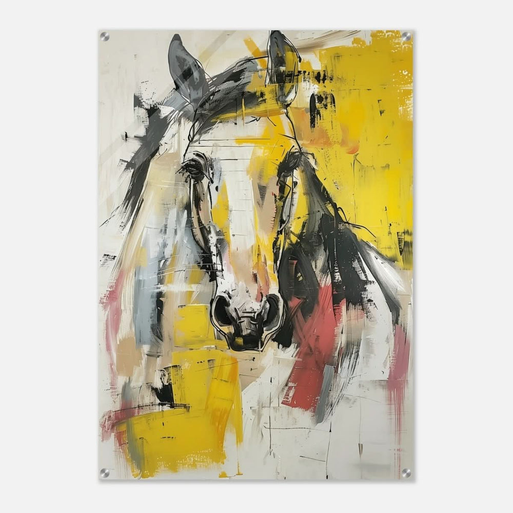 Da Vinci Contemporary Wall art Print | Horse - Acrylic Print - 70x100 cm / 28x40″ -