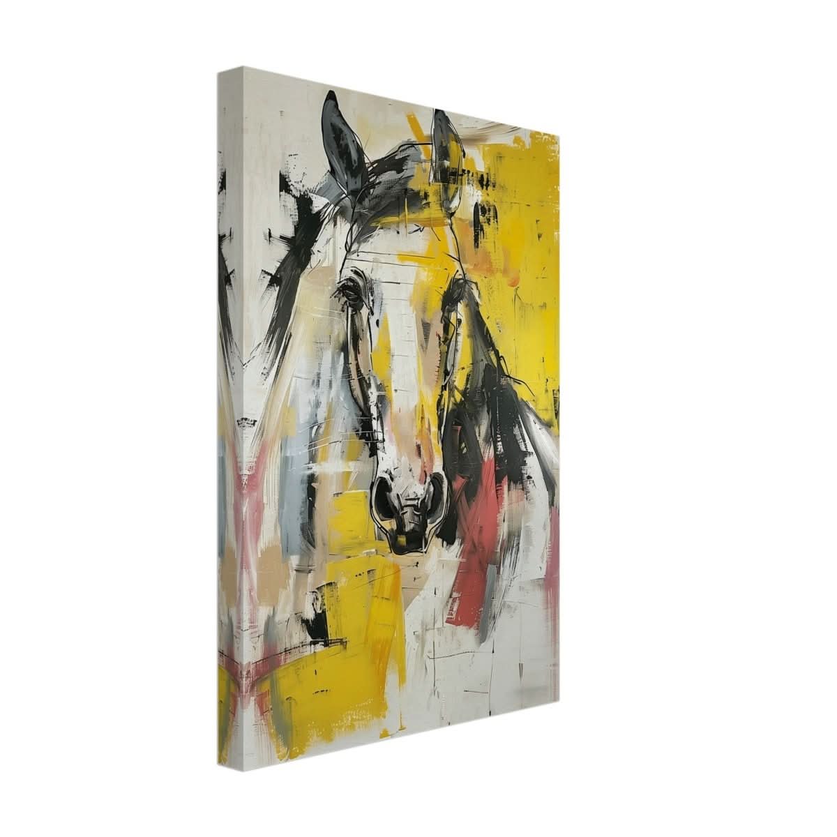 Da Vinci Contemporary Wall art Print | Horse - Canvas - 30x45 cm / 12x18″ - Thick