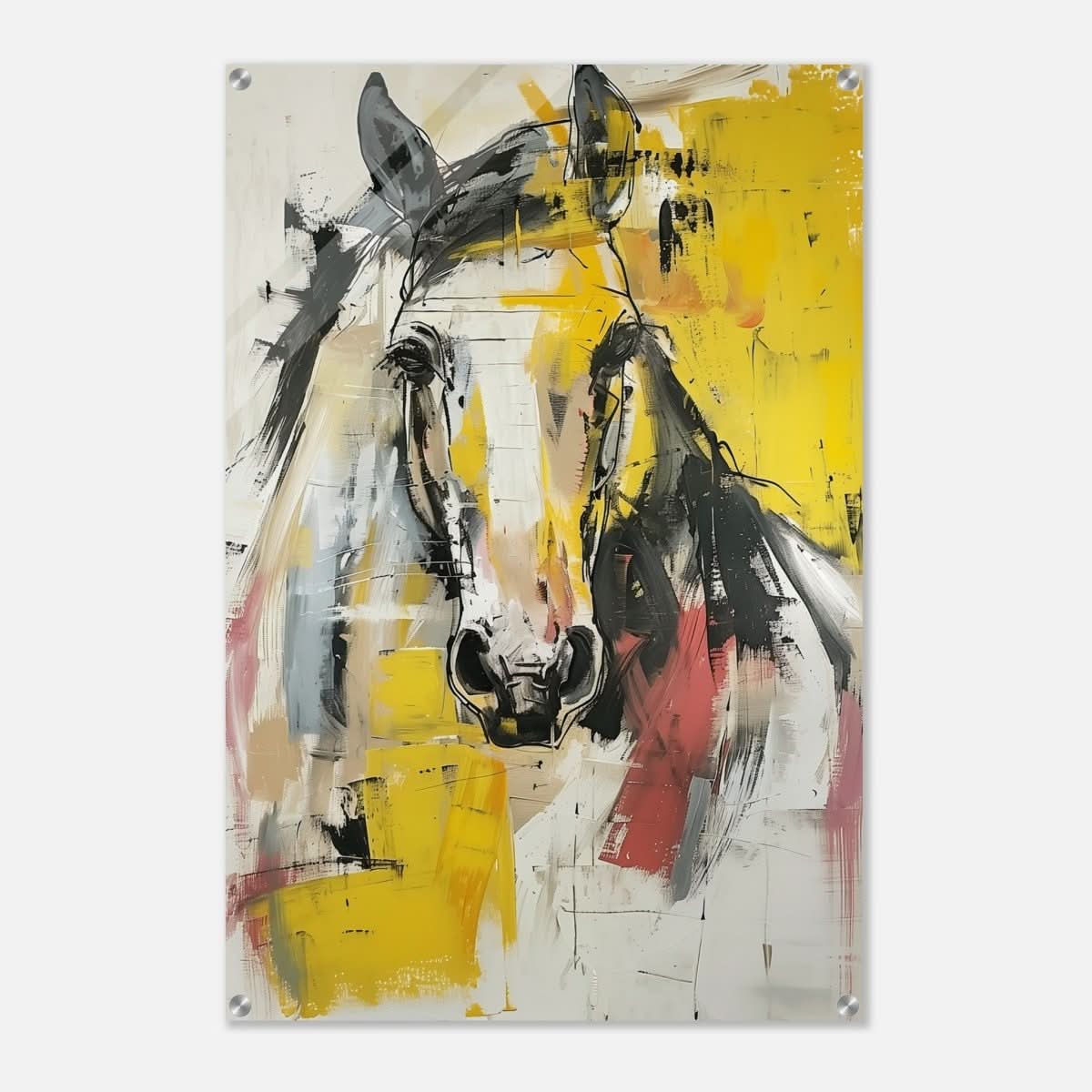 Da Vinci Contemporary Wall art Print | Horse - Acrylic Print - 60x90 cm / 24x36″ -