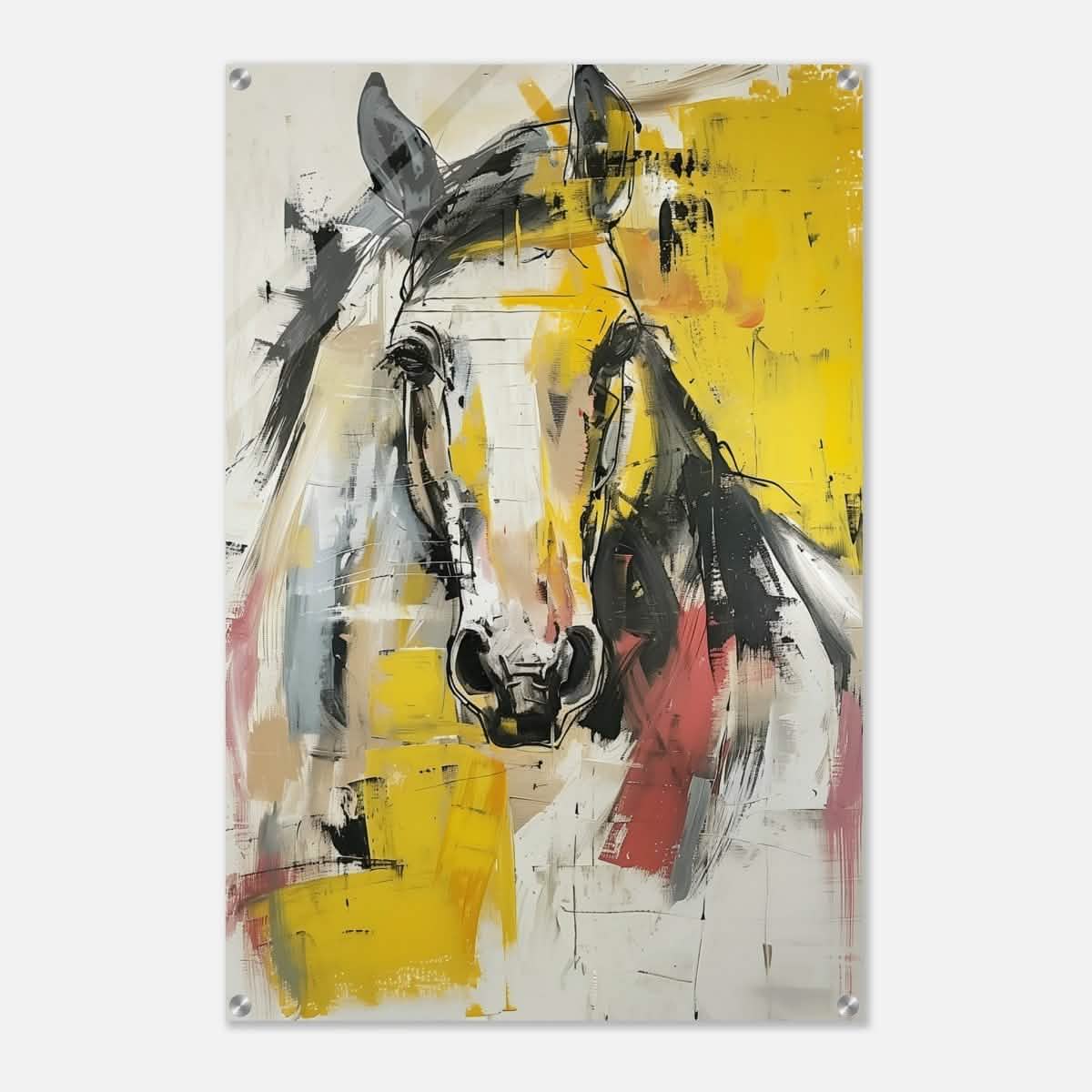 Da Vinci Contemporary Wall art Print | Horse - Acrylic Print - 60x90 cm / 24x36″ -