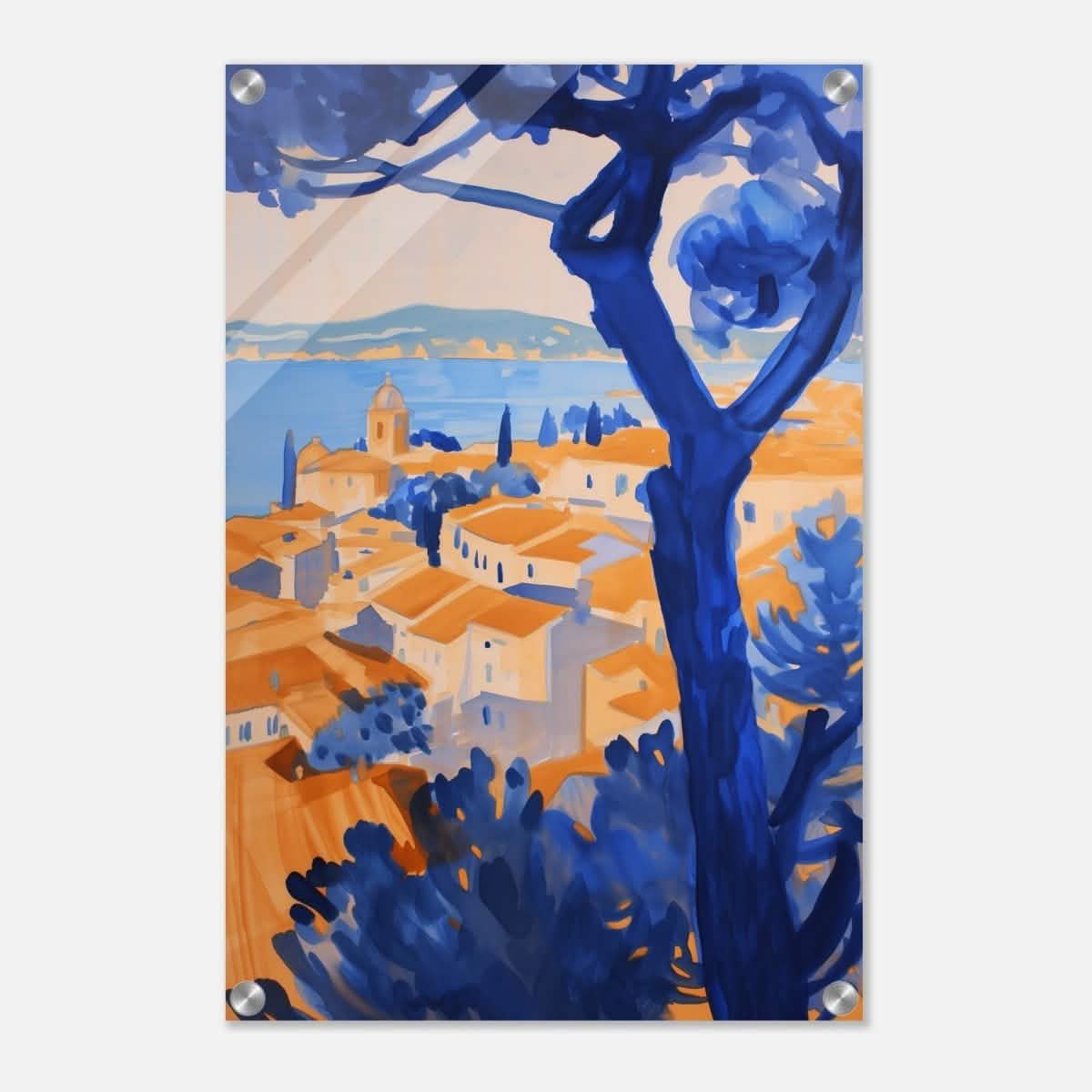 Da Vinci Contemporary Wall art Print | Nature and City - Acrylic Print - 40x60 cm / 16x24″ -