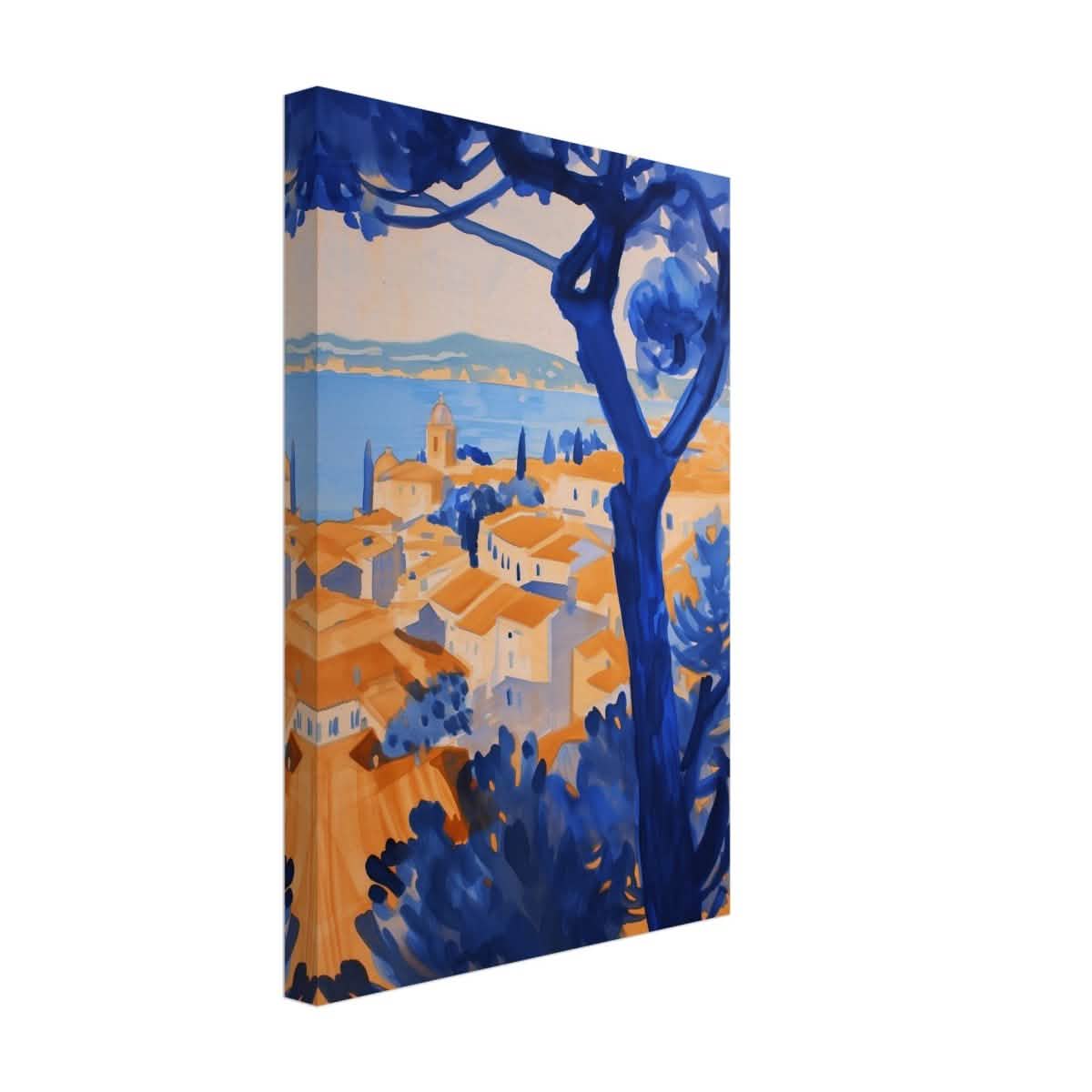 Da Vinci Contemporary Wall art Print | Nature and City - Canvas - 30x45 cm / 12x18″ - Thick