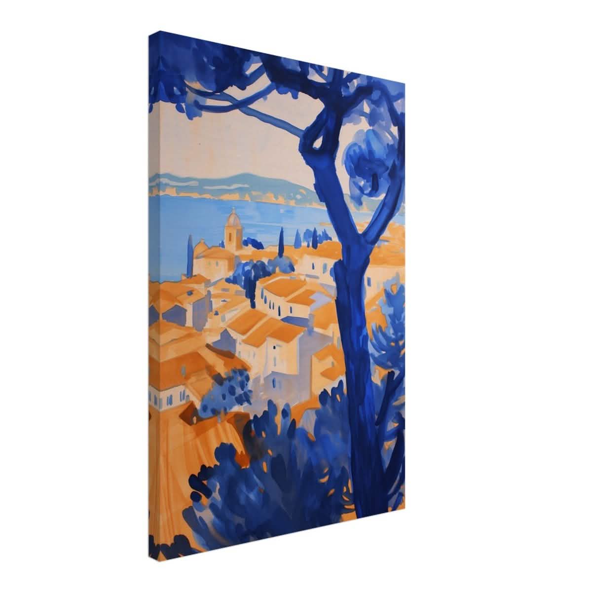 Da Vinci Contemporary Wall art Print | Nature and City - Canvas - 50x75 cm / 20x30″ - Thick