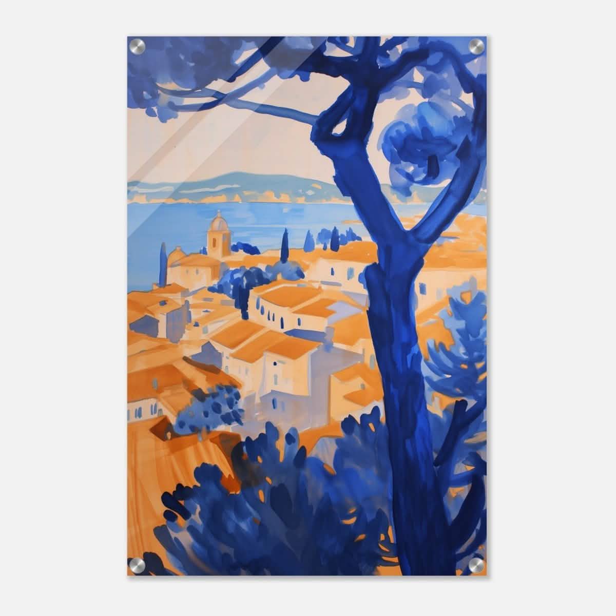 Da Vinci Contemporary Wall art Print | Nature and City - Acrylic Print - 50x75 cm / 20x30″ -