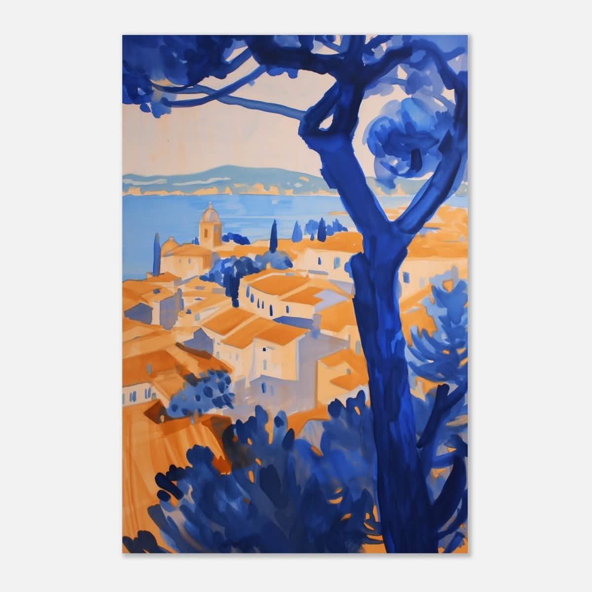 Da Vinci Contemporary Wall art Print | Nature and City - Aluminum Print - 60x90 cm / 24x36″ -