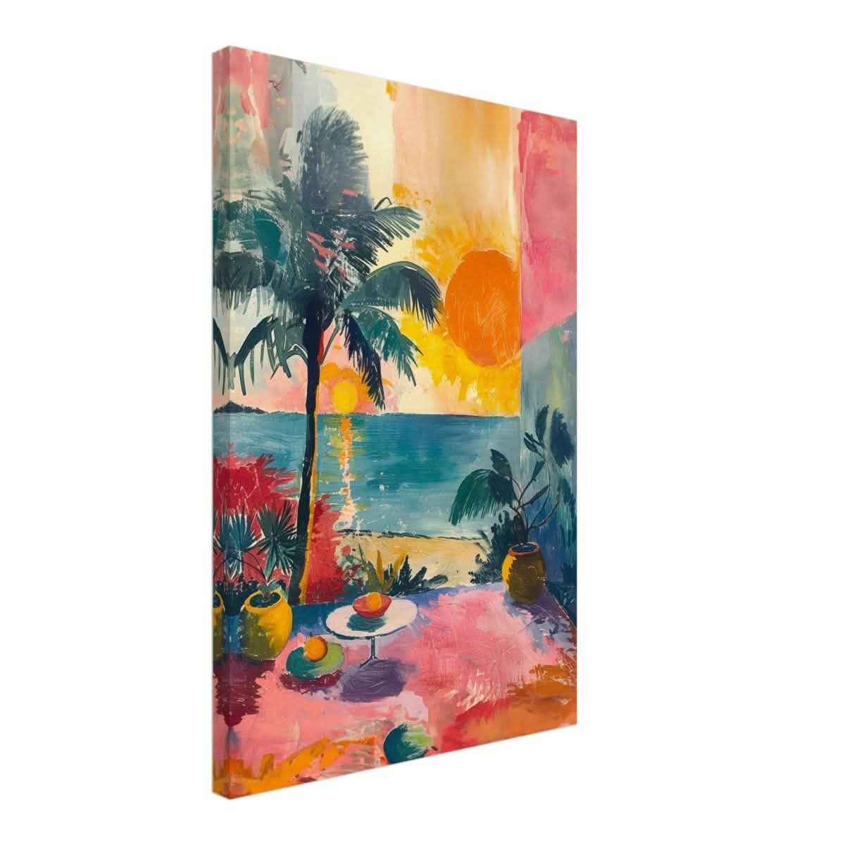 Da Vinci Contemporary wall art Print | Sunrise | Nature - Canvas - 40x60 cm / 16x24″ -