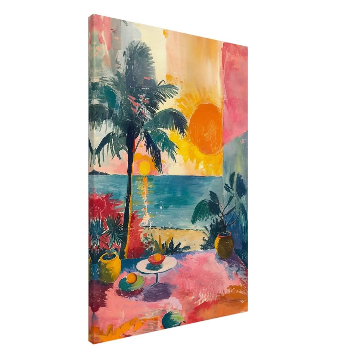 Da Vinci Contemporary wall art Print | Sunrise | Nature - Canvas - 60x90 cm / 24x36″ -