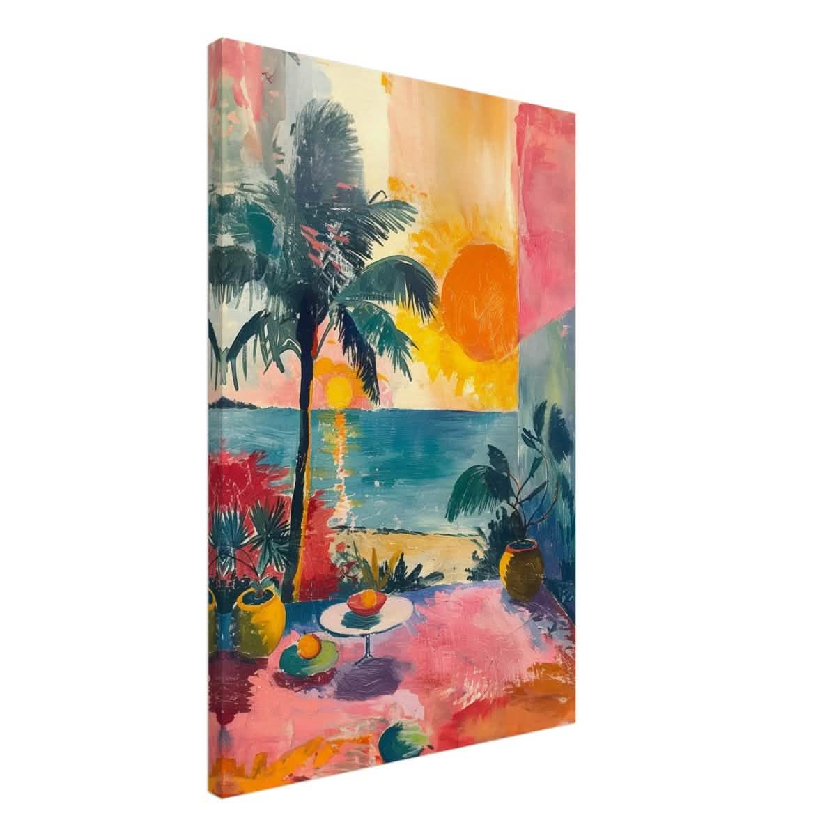 Da Vinci Contemporary wall art Print | Sunrise | Nature - Canvas - 50x75 cm / 20x30″ -